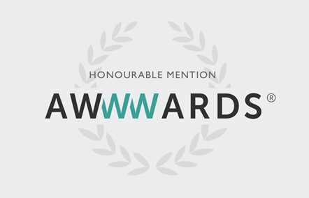 Honorable Awwwards Mention